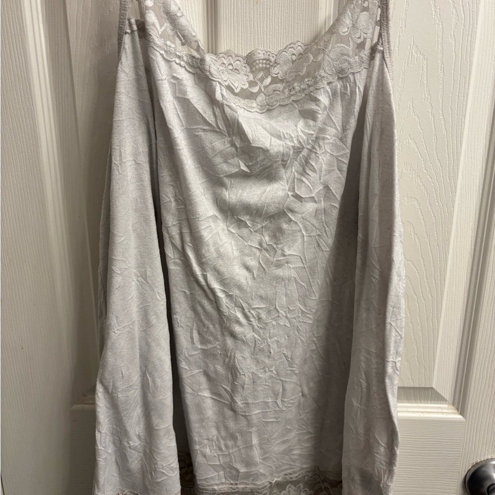 Maurices white lace Trim Cami